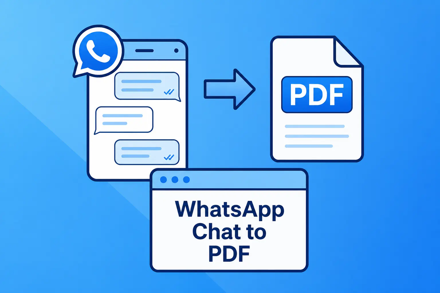 How to export WhatsApp chat to PDF